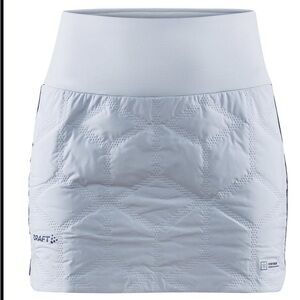 Craft Quilted Skirt in Light Gray